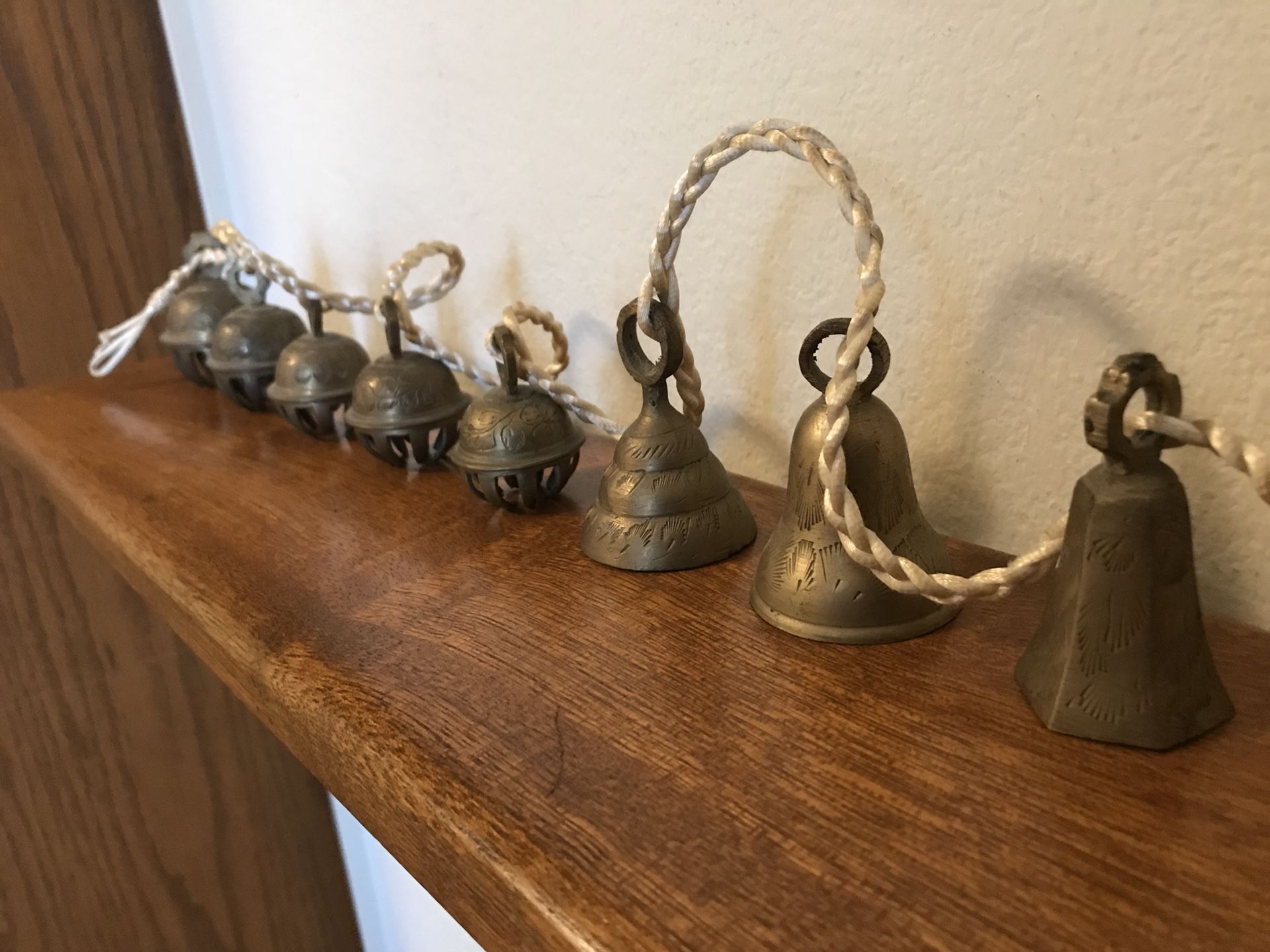 Vintage brass Sarna bells