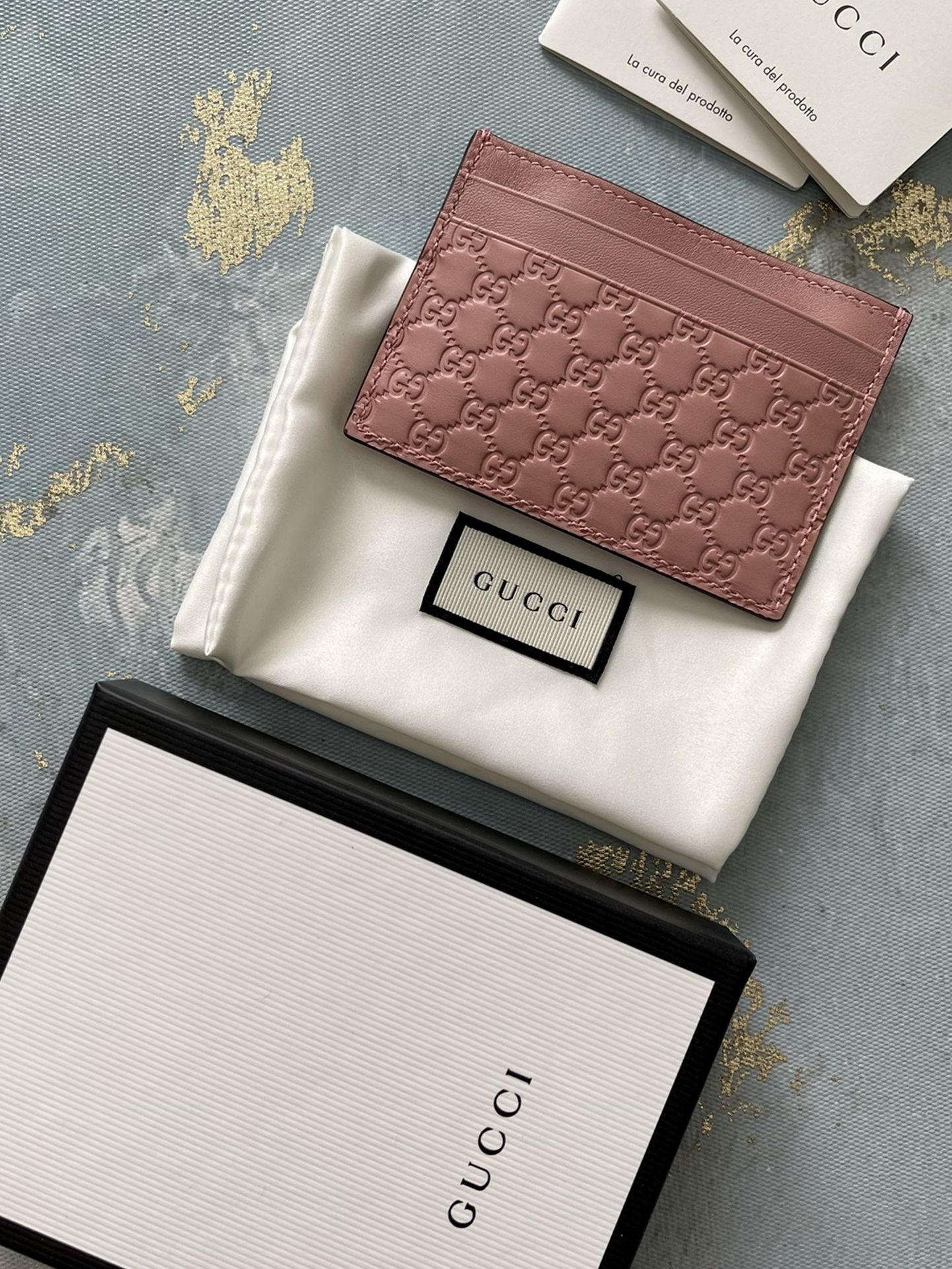 Gucci Guccisima Pink Card Case