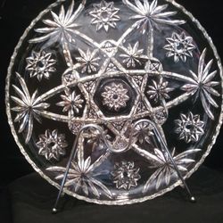 VINTAGE ANCHOR HOCKING SERVING PLATTER