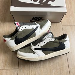 Jordan 1 Low OG SP Travis Scott Medium Olive Size 12