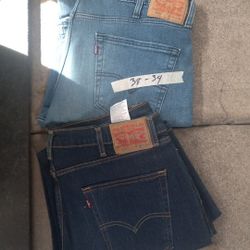 38x34 Levis Jeans Mens 