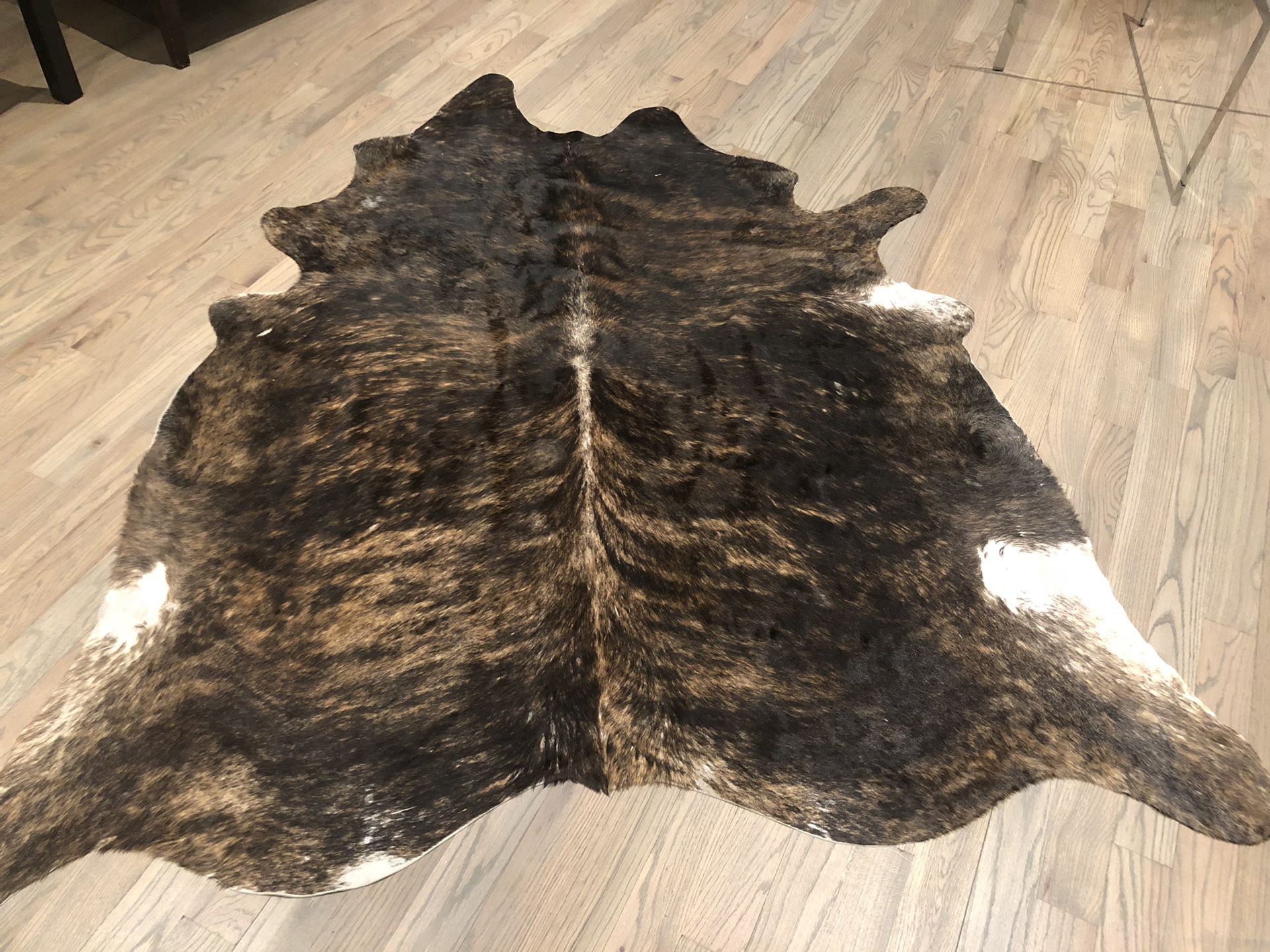 Large genuine cow hide rug