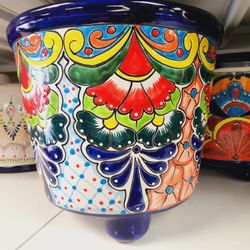 ✨️🇲🇽Talavera Maceta Molcajete 💥🏺13" 1/2 tall,15"width 🇲🇽💥$60°°each ‼️‼️ Pottery Store In Cypress 🇲🇽✨️