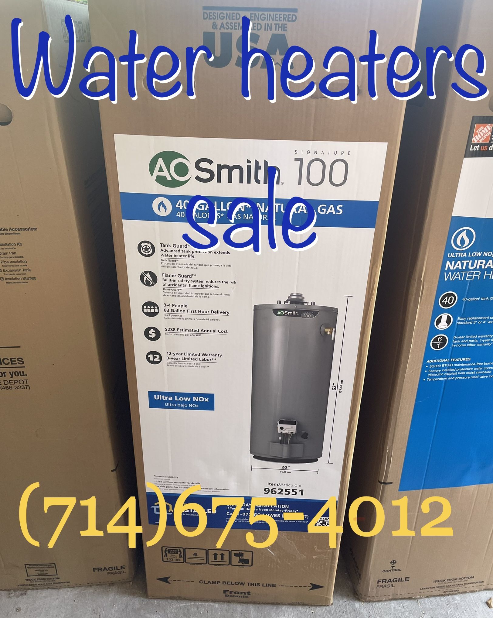 Water Heater Heaters Gas ***