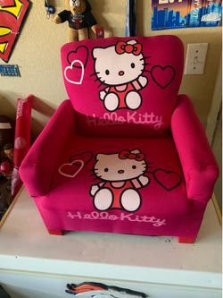 Kids Hello Kitty Chair Plush Pink Couch
