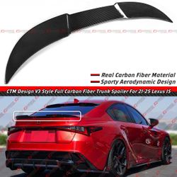 21-25 Lexus Is300 Trunk Spoiler Carbon Fiber