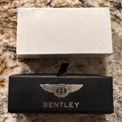 New* Genuine Bentley Silver Cufflinks