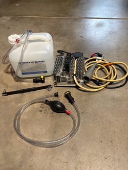 Golf Cart Battery Charger and Watering Kit