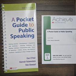 A Pocket Guide To Public Speaking 
