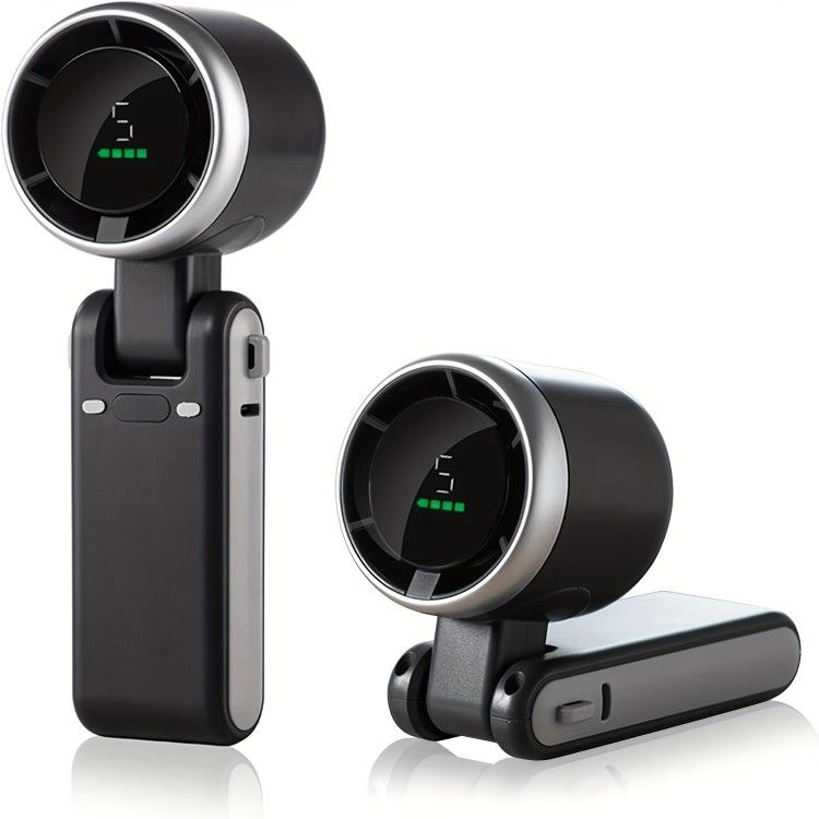 Portable Fan Brushless Motor USB Rechargeable with Lighting Function