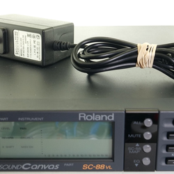 Roland SC-88VL MIDI interface hardware sound source with Power cord