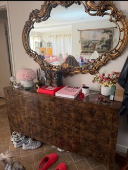 Burl wood sideboard buffet BEST OFFER
