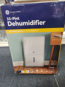 GE Dehumidifier 35 Pint Basement Bedroom Bathroom Drain 3000 Sq
For High Humidity Areas, Smart Dry Technology, Humidistat Control, Continuous Drain Op