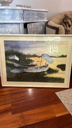Lyman Fritz Hopkins Framed Watercolor