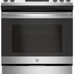 GE 30" Stainless Steel Gas Slide-In Range New