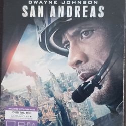 DWAYNE JOHNSON  San Andreas (2015, Blu-Ray, DVD) Action Adventure