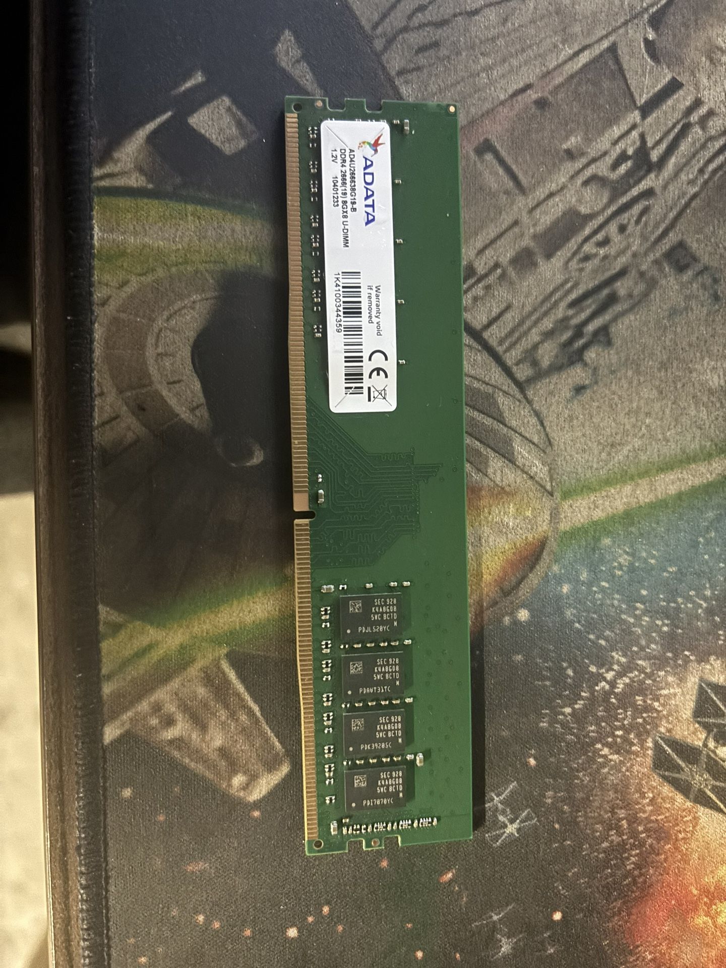 8GB RAM x1
