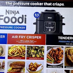 Ninja Foodi  Pro 9-in-1 6.5 Qt. Electric Pressure Cooker & Air Fryer (OP301)
