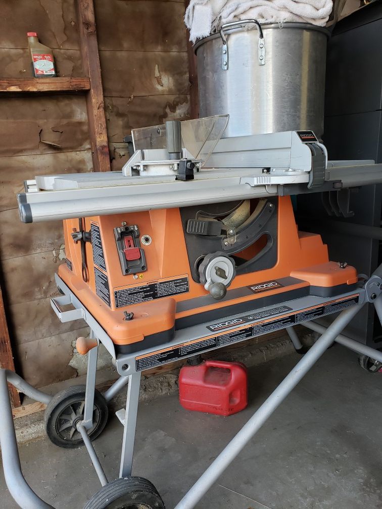 Ridgid table saw