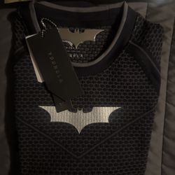 Batman Black Young LA Compression Shirt