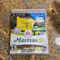 Tiger Woods PGA Tour 12: The Masters (Sony PlayStation 3, 2011) PS3 