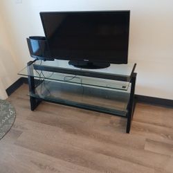 Glass TV Stand
