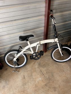 White Foldable Bike! Read Description 
