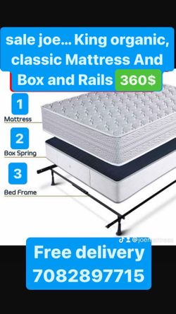 Huge sale for Mattress And Box Twin size #mattress and box 150.$ full 190$ Queen 200$ king 290$. free delivery free set up 708….289…7715… cash or Zell