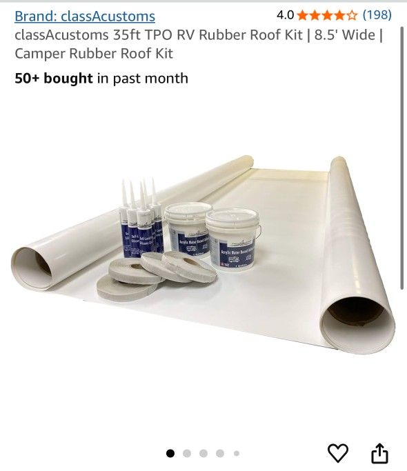 **REDUCED** RV Roof Repair - Rubber Kit