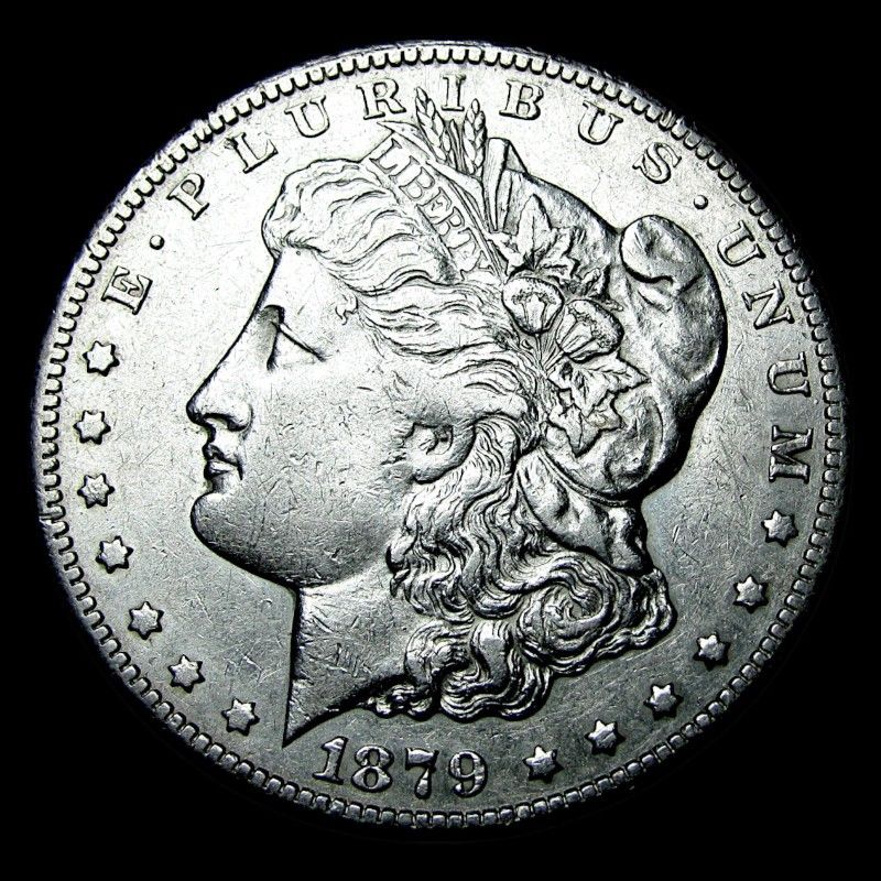 1879-CC Morgan Dollar Silver Stunning Rare Coin