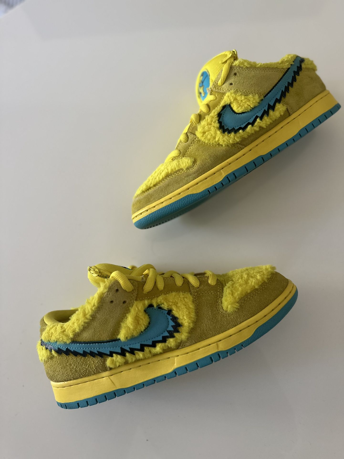 Nike SB Dunk Low Grateful Dead Bears Opti Yellow- Size 10
