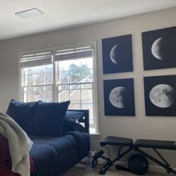Phases of Moon Canvas Prints