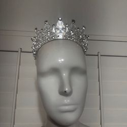 New crown tiara costume Victorian Bridgerton renaissance princess wedding queen