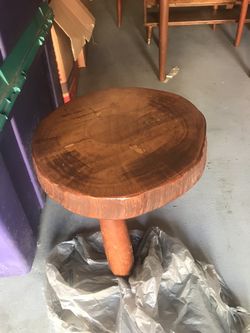 Wood Block Stool