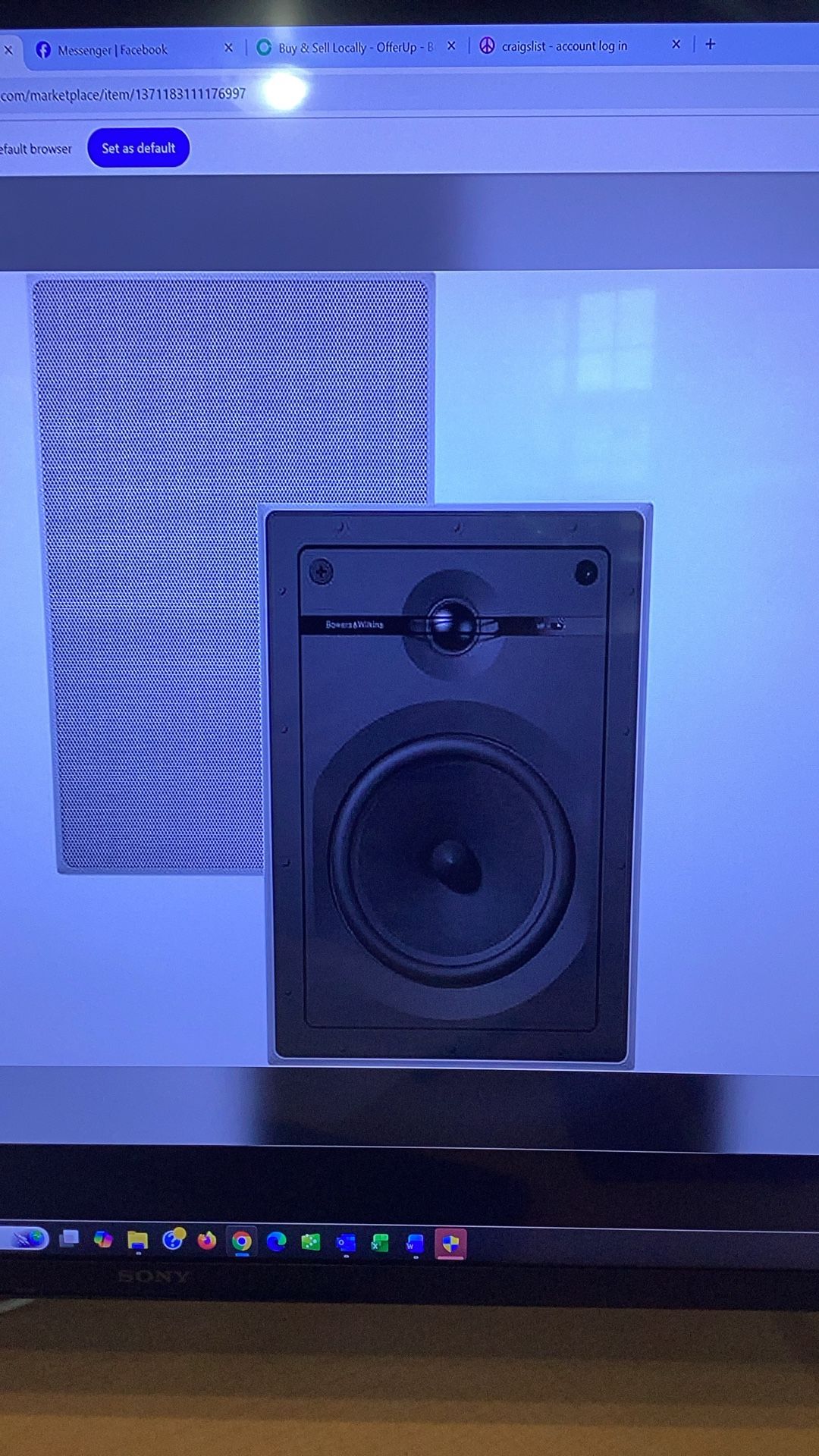 2 Pairs Bowers And Wilkins CWM652