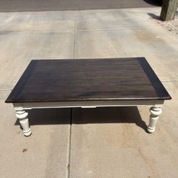 Two Tone Farmhouse/Cottage Style Coffee Table