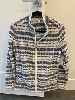 Women’s Croft & Barrow Zip Up Fleece Jacks Size Medium Never Worn With Tag