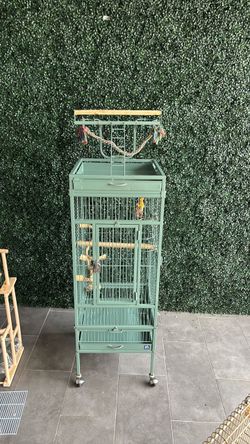18 by 62. Parrot cage