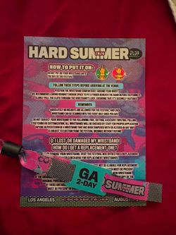 Hard Summer GA ticket