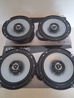Kenwood KFC-1666S Car Speakers – Set of 4 6.5" 3-Way 300 WATTS CAR SPEAKER