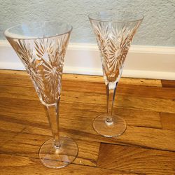 Crystal Toasting Flutes, Waterford Millenium collection 2) - Health