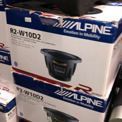 Alpine R2-w10s2 On Sale Today For 