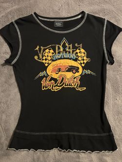Vintage Von Dutch women shirt medium