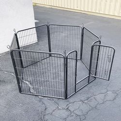 Brand New $85 Heavy Duty 32” Tall x 32” Wide x 6-Panel Pet Playpen Dog Crate Kennel Exercise Cage Fence