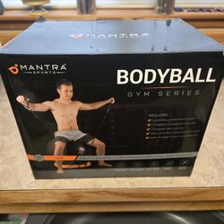 MANTRA SPORTS Yoga Exercise BodyBall Chair and Bands, brand new