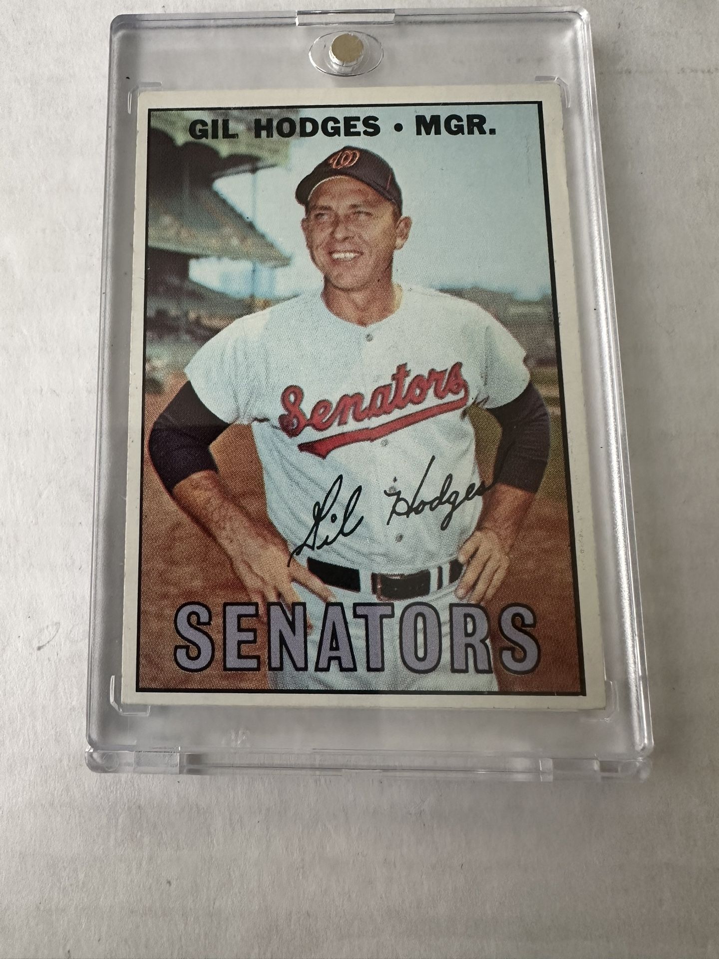 1967 Topps Gil Hodges 228 Baseball Card Ex Mint