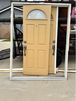 Double entry door.