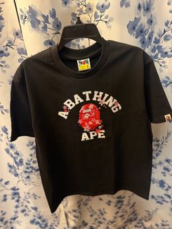 BAPE A Bathing Ape Sakura College Logo Tee