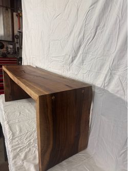 Black walnut bench