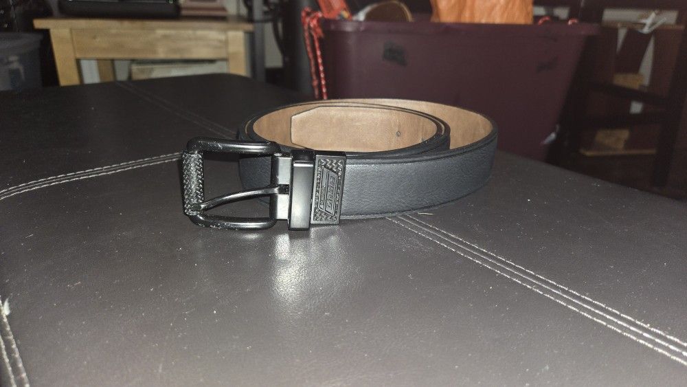 Dickies Reversible Leather Belt Men's Size 42/105 Brown Black (24SL1-22)